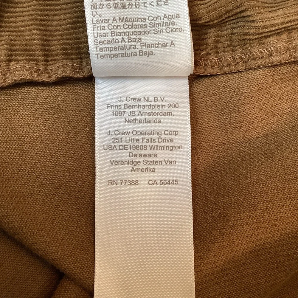 J.Crew Flex Slim Corduroy Pant